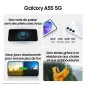 Samsung Galaxy A55 5G   8GB Ram - Stockage 256GB - écran AMOLED FHD+ de 6,6 pouces - batterie 5000mAh  Lime