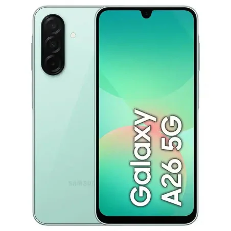 Samsung Galaxy  A26 (5G) Stockage 128GB - Ram 6GB - écran 6,7" AMOLED - batterie 5000 mAh  Vert d'eau