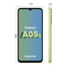 Samsung Galaxy A05s - Stockage 64GB - RAM 4GB - Écran FHD+ 6,7" _ batterie 5000 mAh _ Lime