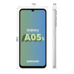 Samsung Galaxy A05s  - Stockage 64 Go - 4Go RAM - Écran FHD+ 6,7" -  batterie 5000 mAh - Argent