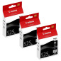 Canon PGI-525PGBK x3 Pack de 3 cartouches d'encre noir