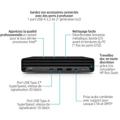 HP Elite Mini - Entreprise PC 800 G9 Intel® Core™ i9 Intel® UHD 770 - 32 Go RAM - Stockage 1 To SSD