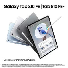 Samsung Galaxy Tab S10 FE+ Wi-Fi -  Écran 13.1" -  256 Go  Gris