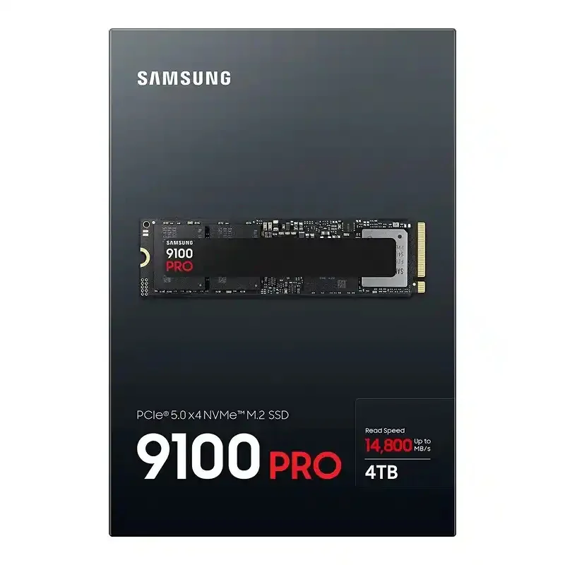 Samsung Disque dur interne SSD 9100 PRO M.2 PCIe NVMe 8 To avec dissipateur 80.15 x 25 x 11,25