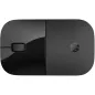 HP Z3700 Souris sans fil 2,4 GHz - 1200 ppp - Jusqu’à 16 mois d'autonomie - design plat - Noir