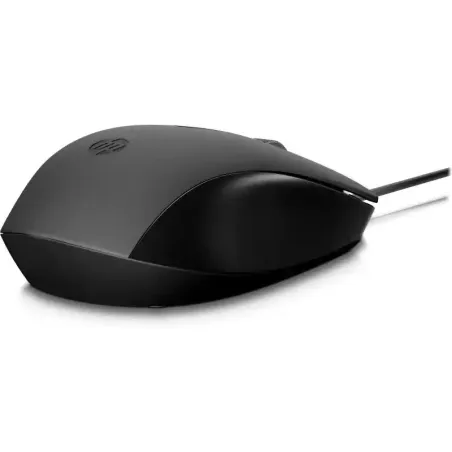 HP 150 Souris USB Type-A filaire - Jusqu’à 1600 ppp - Précise et confortable - navigation fluide - Noir