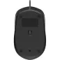 HP 150 Souris USB Type-A filaire - Jusqu’à 1600 ppp - Précise et confortable - navigation fluide - Noir