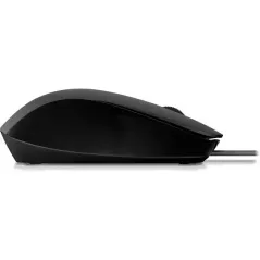 HP 150 Souris USB Type-A filaire - Jusqu’à 1600 ppp - Précise et confortable - navigation fluide - Noir