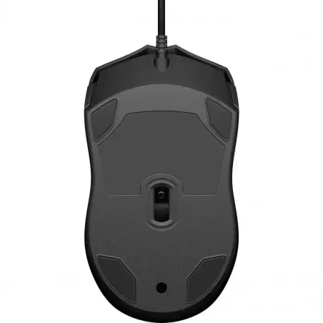 HP 100 Souris USB Type-A filaire - 3 boutons - Jusqu’à 1600 ppp - mouvements fluides - Noir