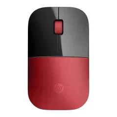 HP Z3700 Souris sans fil 2,4 GHz - 1200 ppp - 1600 DPI - 16 mois d'autonomie - style plat - Rouge