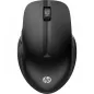 HP 430 Multi-Périphériques Souris sans fil 2,4 GHz - Bluetooth® 5.2 - 24 mois d'autonomie - Noir