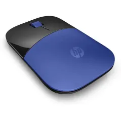 HP Z3700 Souris sans fil 2,4 GHz - 1200 ppp - Jusqu’à 16 mois d'autonomie - style plat - Couleur Bleu