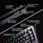 HyperX Alloy Rise 75 Clavier AZERTY sans fil gamer - 1 500 heures d’autonomie - Trois modes de connectivité