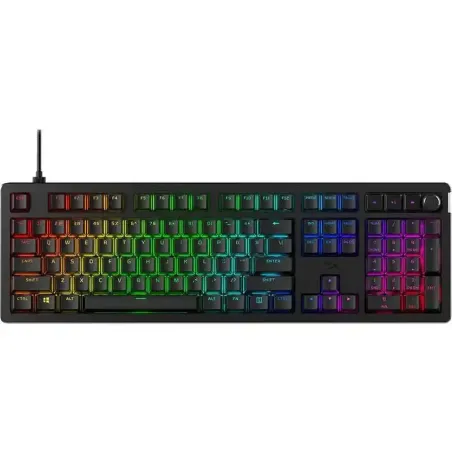 HyperX Alloy Rise Clavier mécanique AZERTY filaire gamer - anti-ghosting 100 % - Interrupteur HyperX linéaire