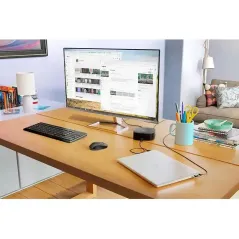 HP 330 Ensemble combiné clavier et souris sans fil 2,4 GHz - 16 mois d'autonomie - 1600 DPI - Noir