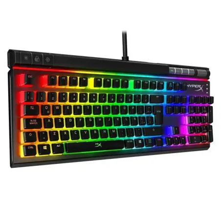 HP HyperX Alloy Elite 2 Clavier AZERTY filaire gaming - anti-ghosting 100 % - Illumination RGB - molette réglable