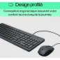 HP 150 Souris et clavier USB Type-A filaires - 1600 ppp - Course de touches extra-courtes