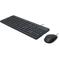 HP 150 Souris et clavier USB Type-A filaires - 1600 ppp - Course de touches extra-courtes