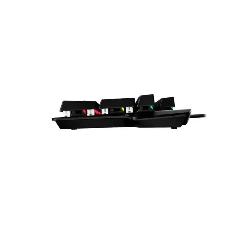HyperX Alloy MKW100 - Clavier AZERTY mécanique pour gaming - anti-ghosting 100 % - 1000Hz - Éclairage RVB - Rouge