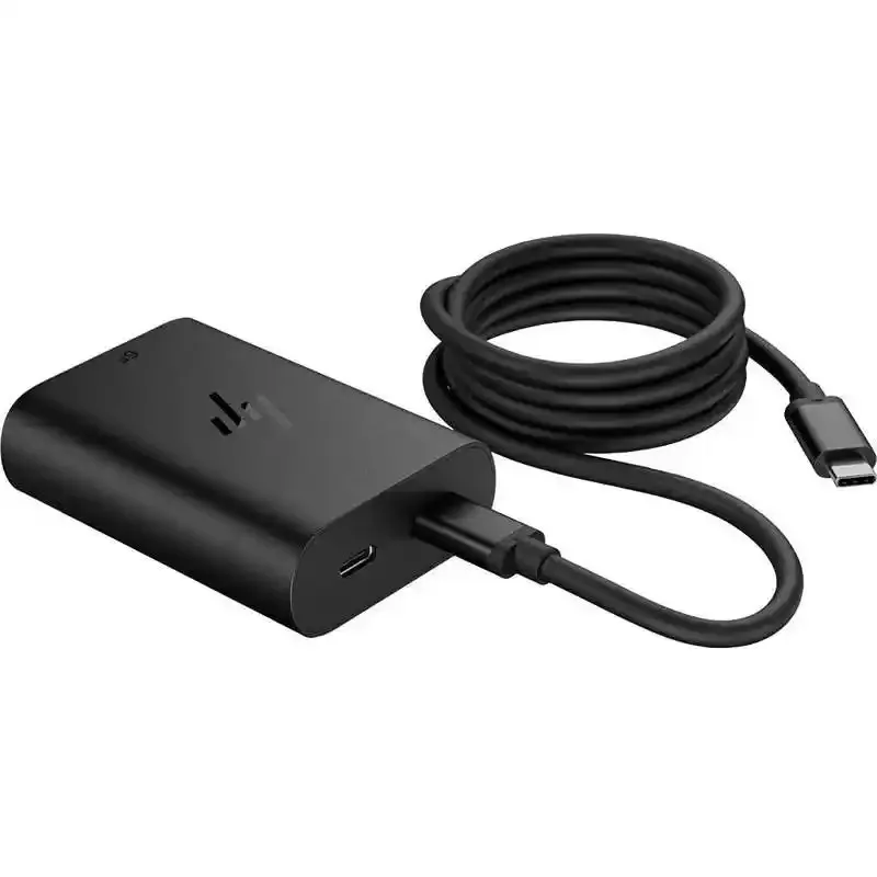 HP 65 W GaN USB-C Chargeur pour ordinateur portable - compatible avec HP Chromebook, EliteBook, OmniBook & 5