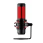 HyperX QuadCast - microphone USB - Éclairage rouge - anti-vibration - Rouge Noir