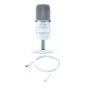 HyperX SoloCast - microphone USB - audio Plug N Play - Désactivation par pression - Support flexible et réglable - Blanc HyperX SoloCast - microphone USB - audio Plug N Play - Désactivation par pression - Support flexible et réglable - Blanc