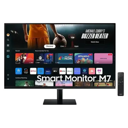 Samsung 32" LED - Écran PC 4K - 3840 x 2160 pixels - 4 ms (gris à gris) - HDR10 - Wi-Fi/Bluetooth - Noir