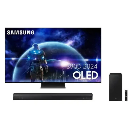 Samsung Écran téléviseur OLED TQ 48" S90D + bar sonore Résolution 4K 3,840 x 2,160 TQ48S90DAEXXC