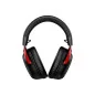 HyperX Cloud III Casque sans fil - 120 heures d’autonomie - Haut-parleurs inclinés 53 mm - rapide et fiable - Noir-Rouge